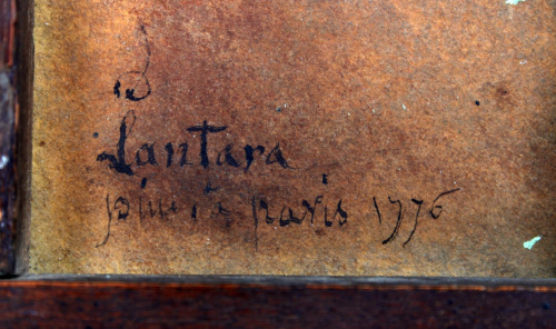 Revers signé et daté