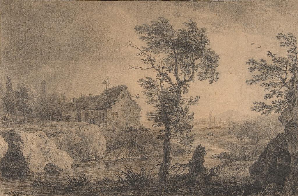 Le coude de la rivière (1767)
